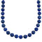 Sterling Silvers Southwest Lapis Round Bead Necklace BX120531